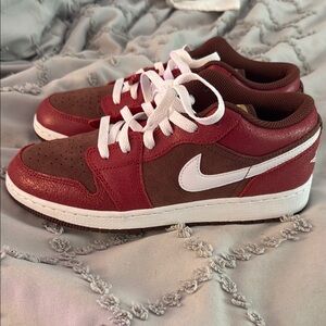 Nike Burgundy and Chocolate Sneakers